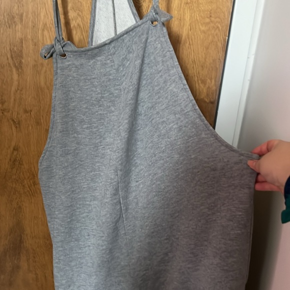 Old Navy Maternity Knotted-Strap Sweatpant Overalls XL - Picture 7 of 12